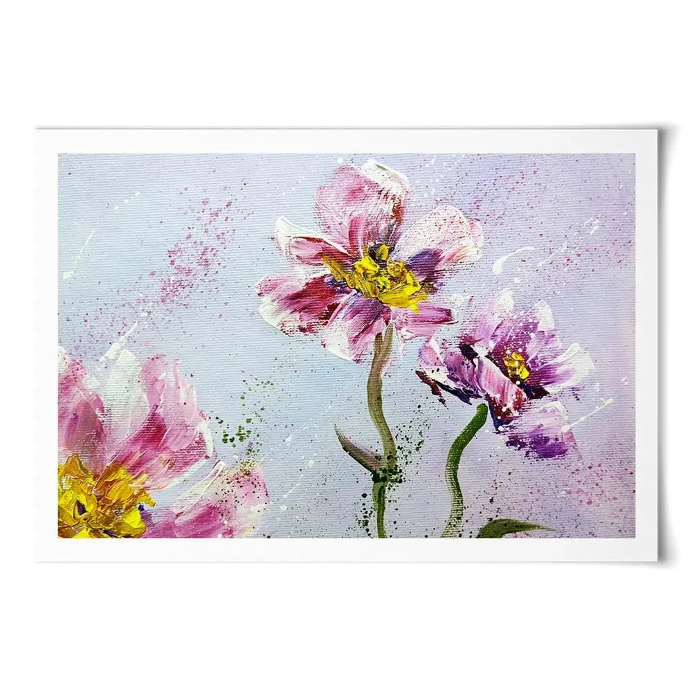 Pink Peonies Art Print Pink Peonies Art Print wall art product Valenty / Shutterstock