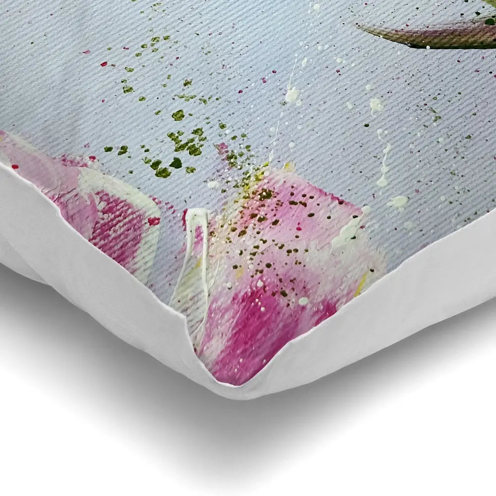 Pink Peonies Cushion Pink Peonies Cushion wall art product Art Print Shop
