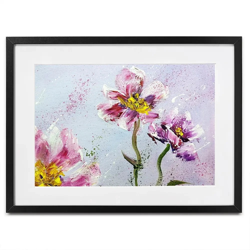 Pink Peonies Framed Art Print Pink Peonies Framed Art Print wall art product Valenty / Shutterstock
