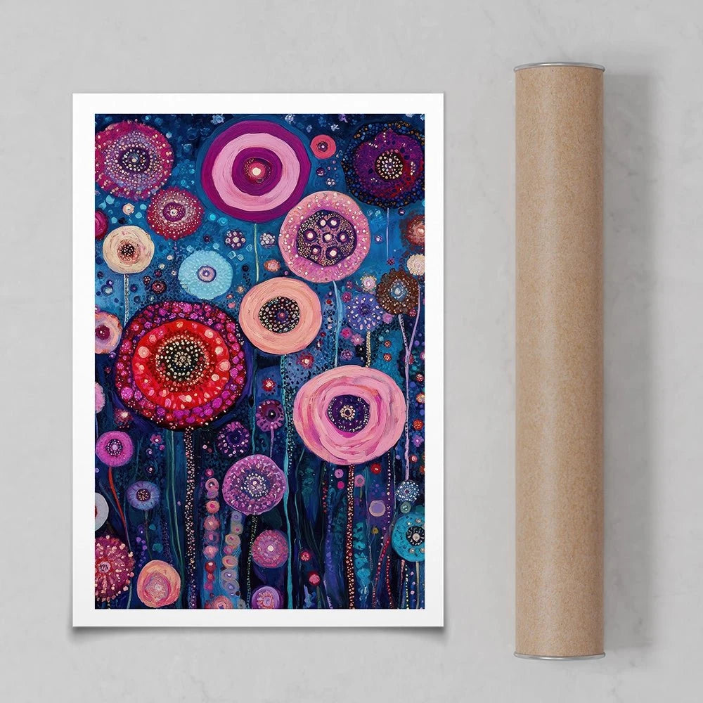 Pink Pops Art Print Pink Pops Art Print wall art product Tanya Ocean