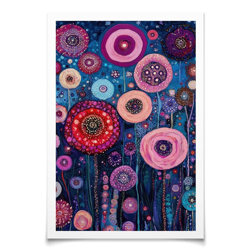 Pink Pops Art Print Pink Pops Art Print wall art product Tanya Ocean