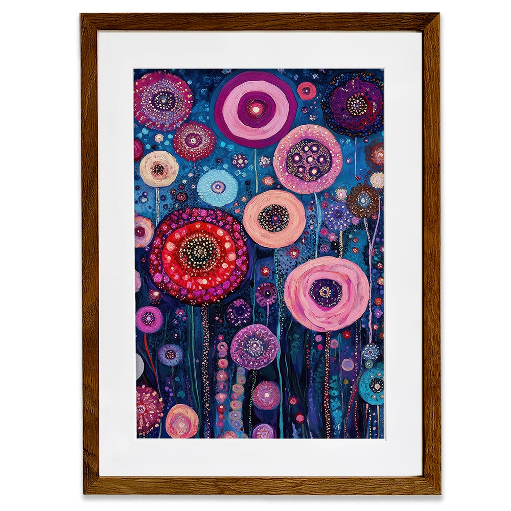 Pink Pops Framed Art Print Pink Pops Framed Art Print wall art product Tanya Ocean