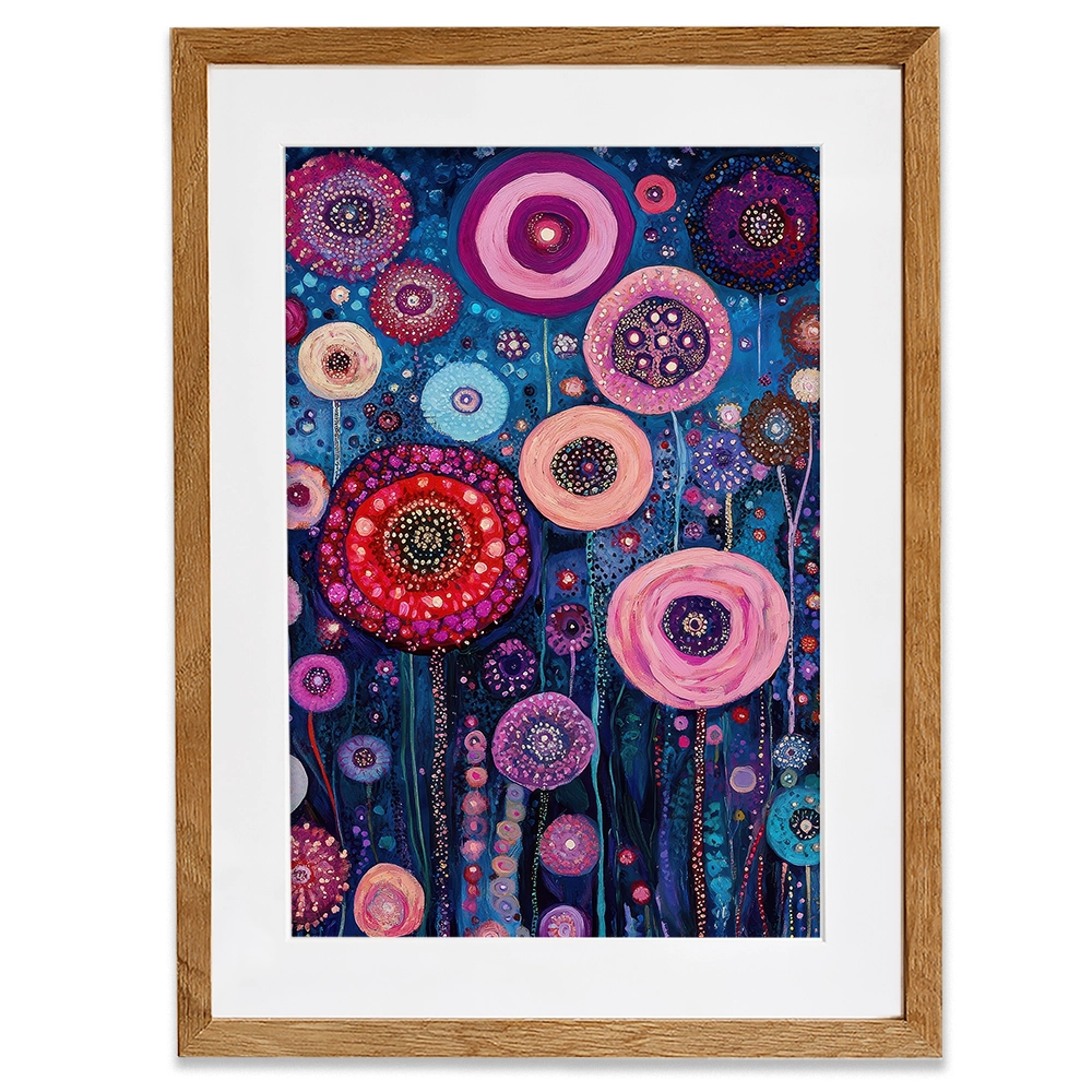 Pink Pops Framed Art Print Pink Pops Framed Art Print wall art product Tanya Ocean