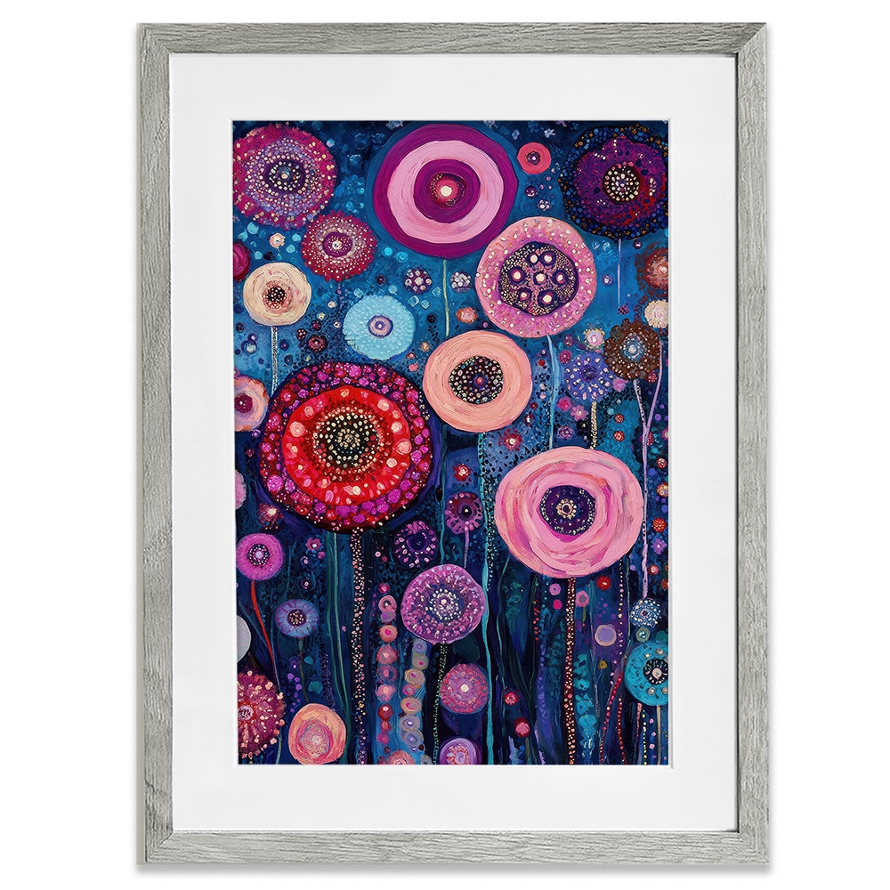 Pink Pops Framed Art Print Pink Pops Framed Art Print wall art product Tanya Ocean