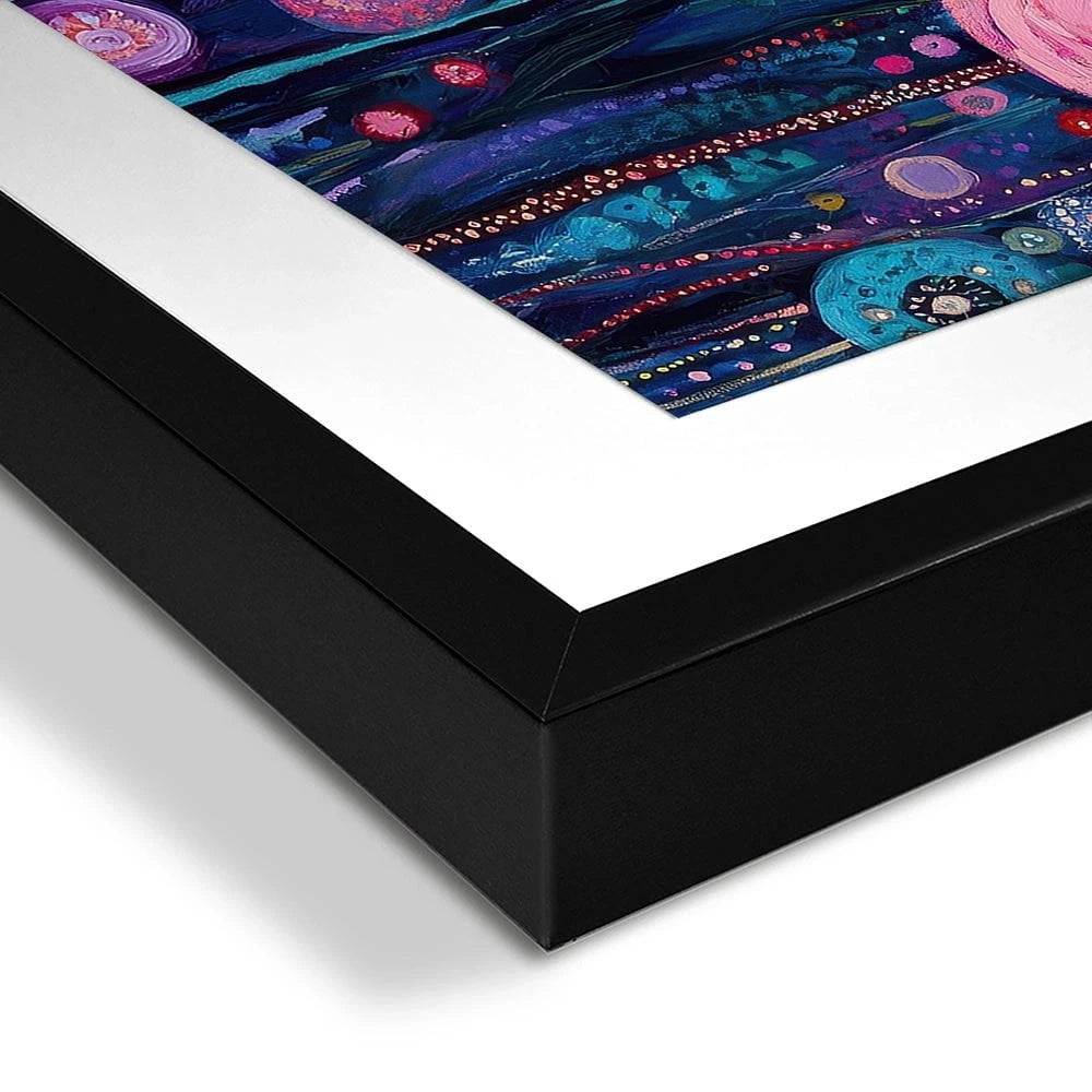 Pink Pops Framed Art Print Pink Pops Framed Art Print wall art product Tanya Ocean