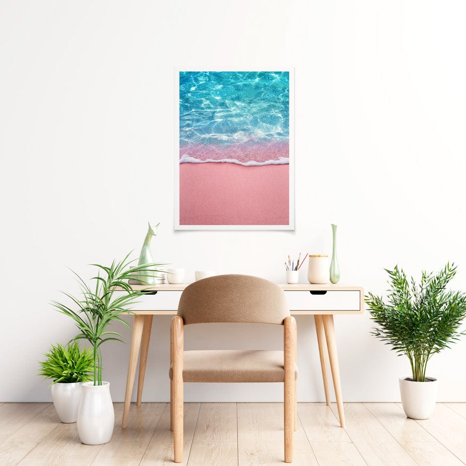 Pink Sands Art Print wall art product OHishiapply / Shutterstock