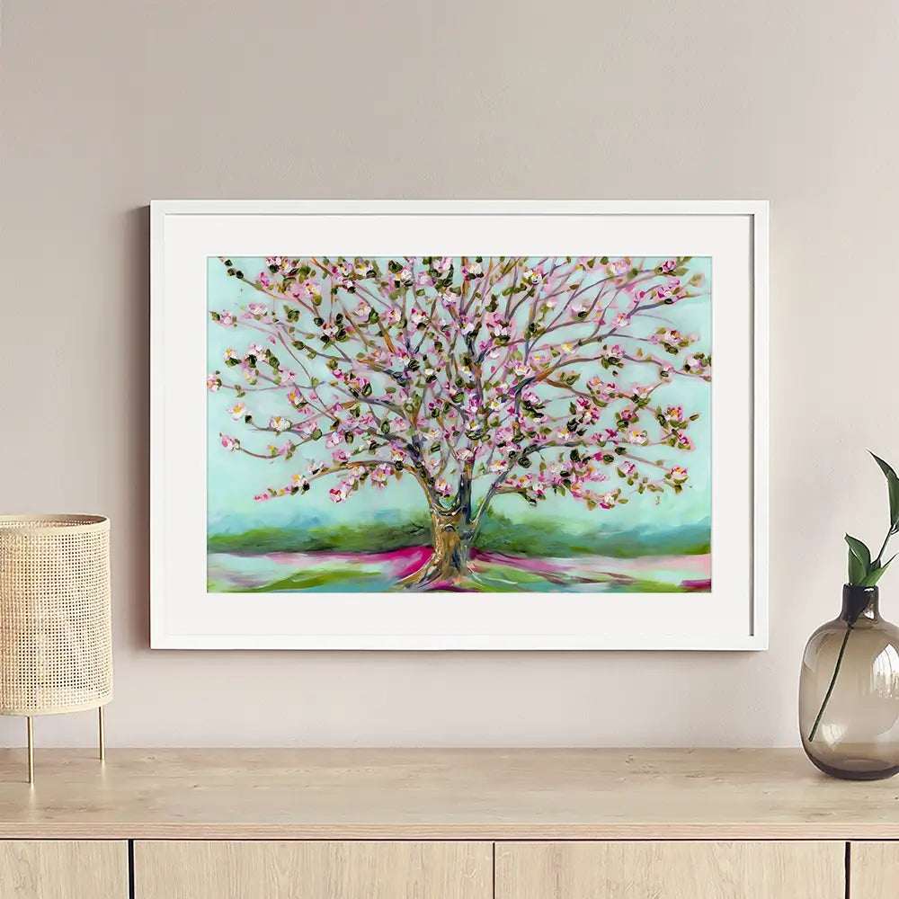 Pink Shades Of Blooms Framed Art Print Pink Shades Of Blooms Framed Art Print wall art product Estelle Grengs - Independent