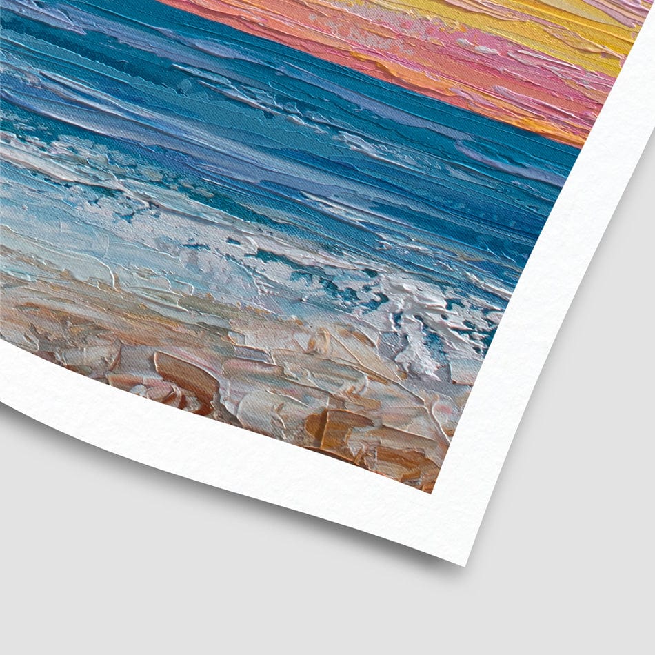 Pink Sunrise Art Print Pink Sunrise Art Print wall art product Olga Tkachyk