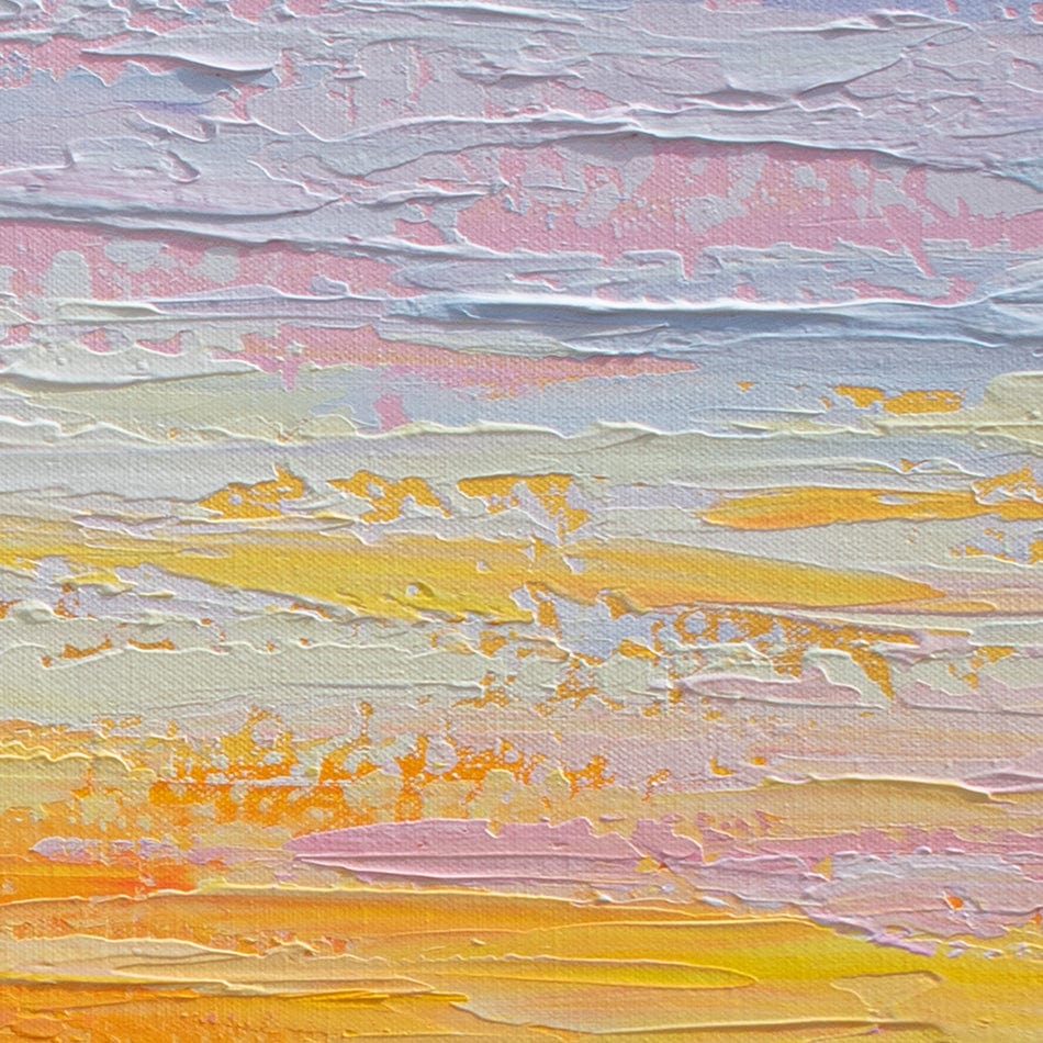Pink Sunrise Art Print wall art product Olga Tkachyk