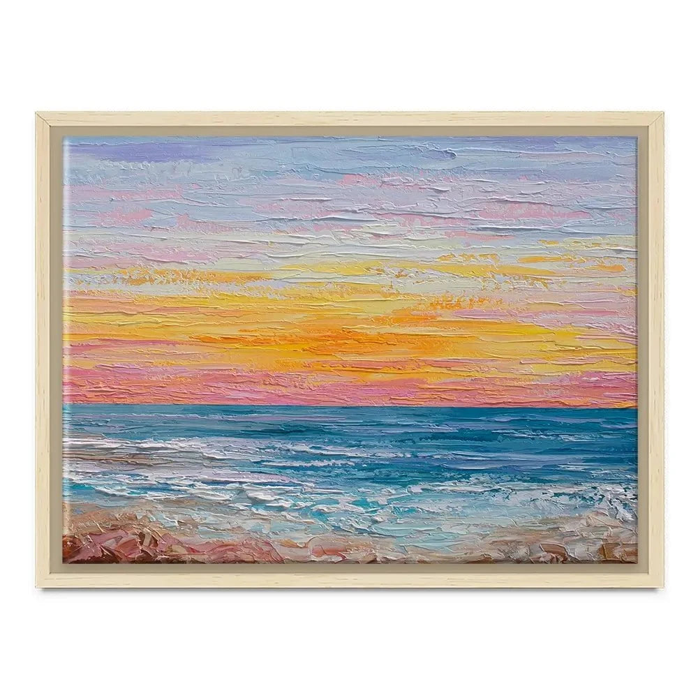 Pink Sunrise Canvas Print Pink Sunrise Canvas Print wall art product Olga Tkachyk
