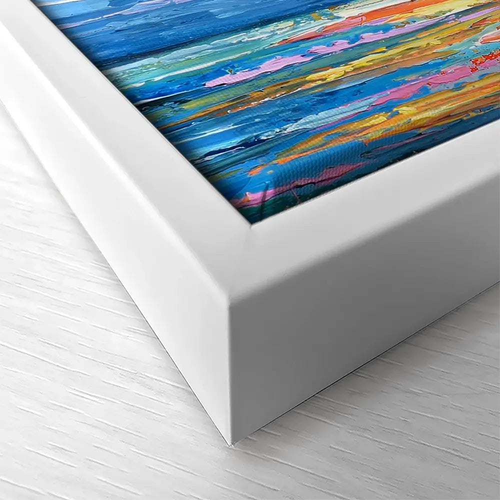Pink Sunset Square Canvas Print Pink Sunset Square Canvas Print wall art product Olga Tkachyk