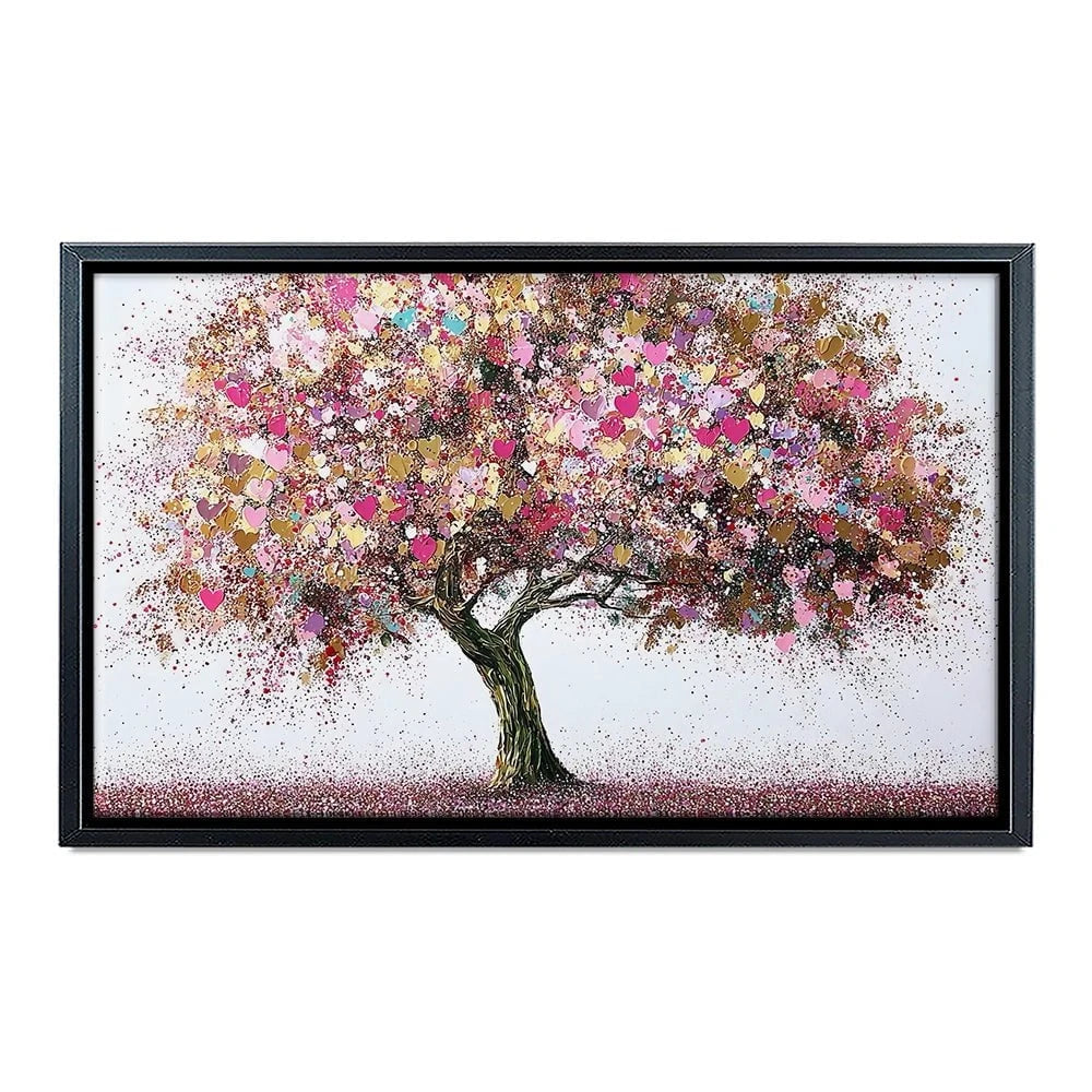 Pink Tree Of Love Canvas Print Pink Tree Of Love Canvas Print wall art product David Alexander Elder