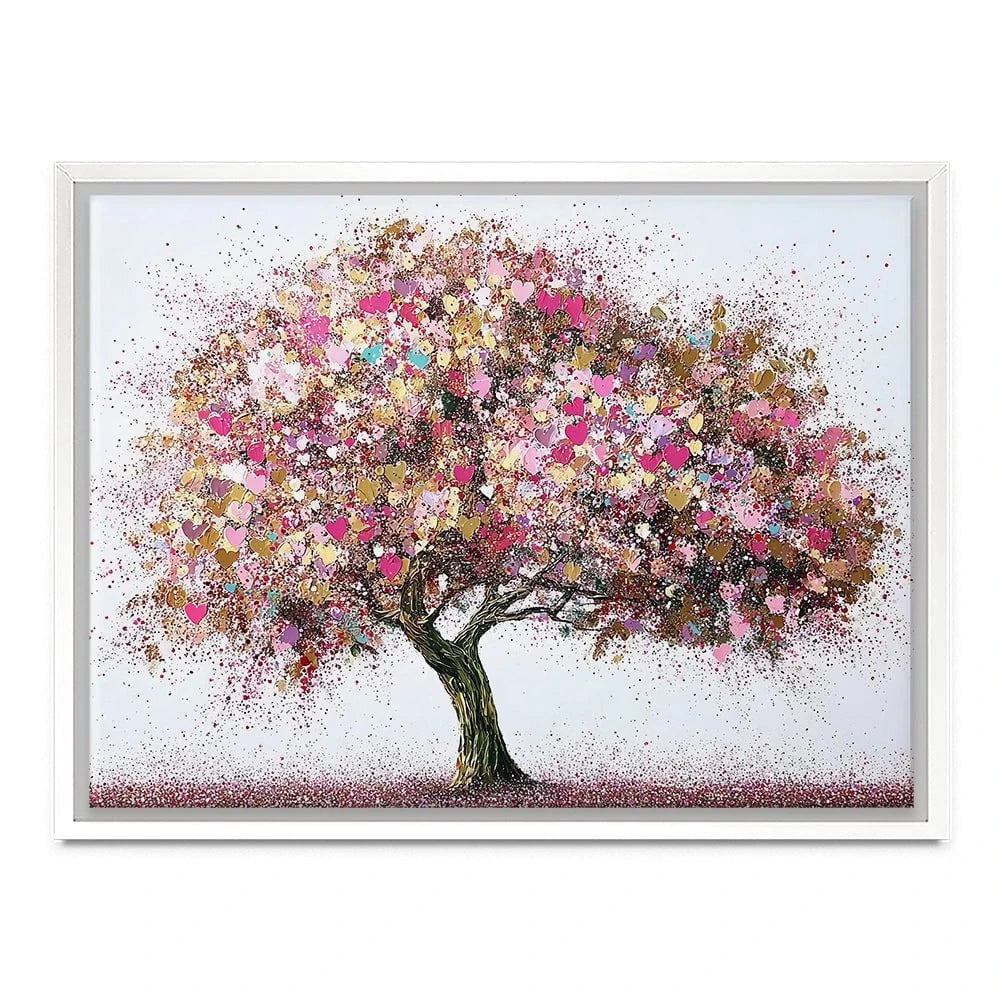 Pink Tree Of Love Canvas Print Pink Tree Of Love Canvas Print wall art product David Alexander Elder
