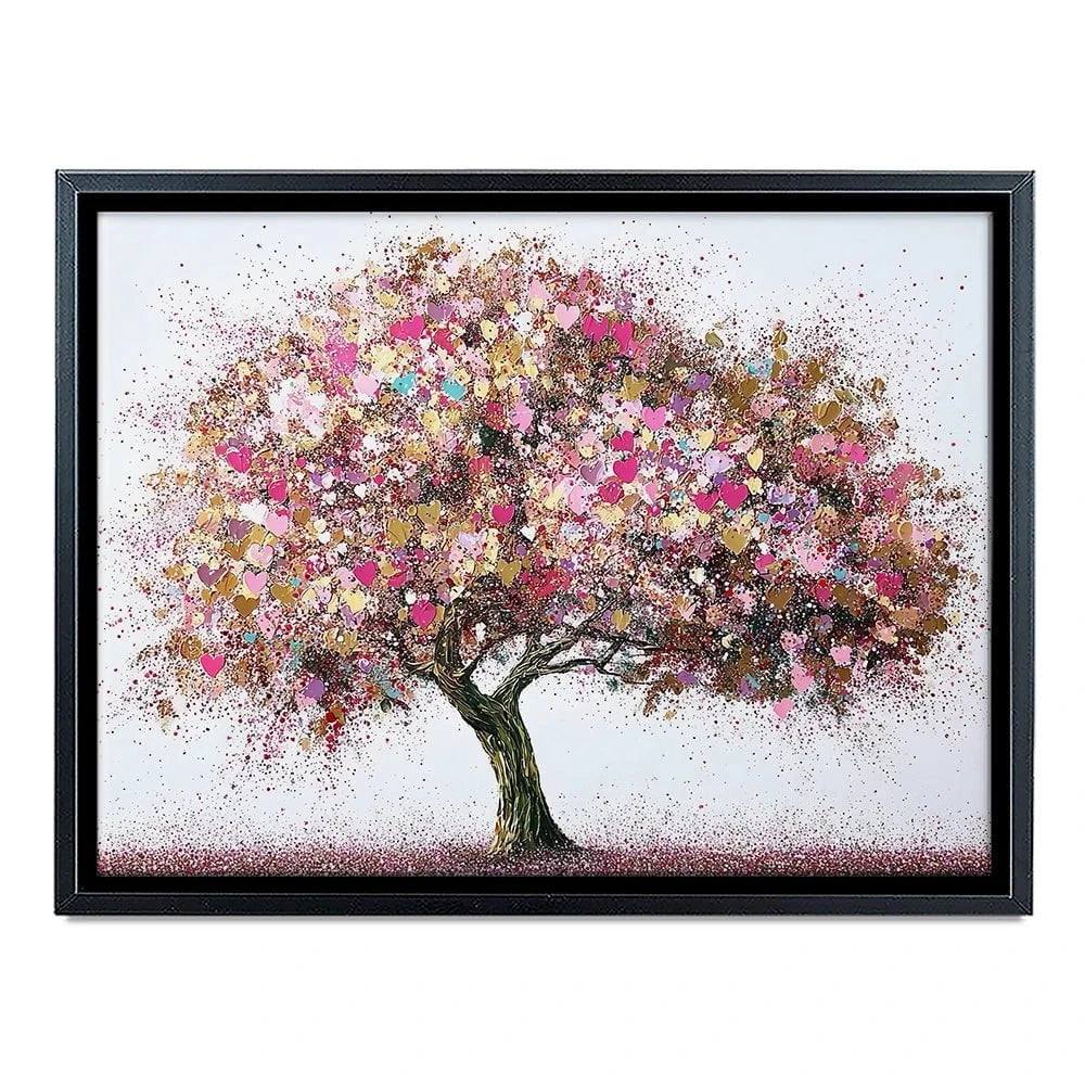 Pink Tree Of Love Canvas Print Pink Tree Of Love Canvas Print wall art product David Alexander Elder