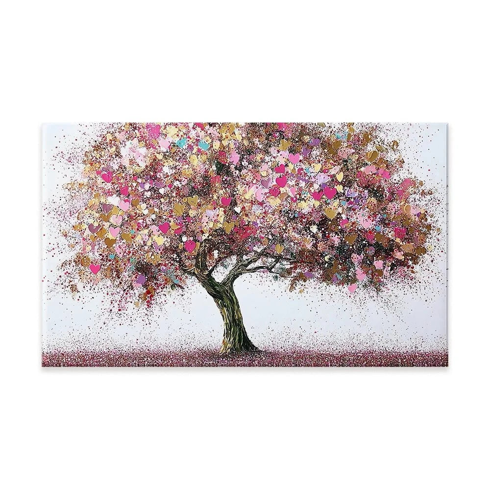 Pink Tree Of Love Canvas Print Pink Tree Of Love Canvas Print wall art product David Alexander Elder