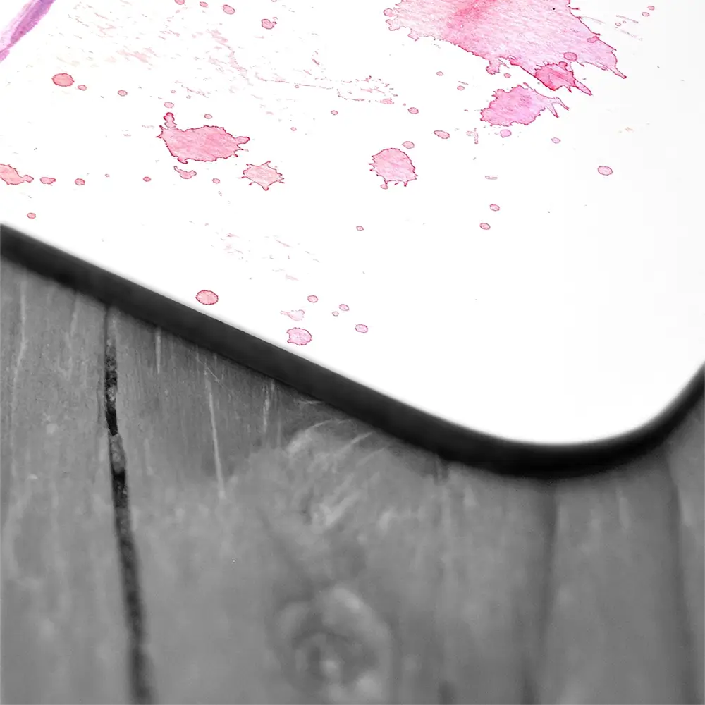 Pink Watercolour Flamingo Coaster Set Pink Watercolour Flamingo Coaster Set wall art product olgers / Shutterstock