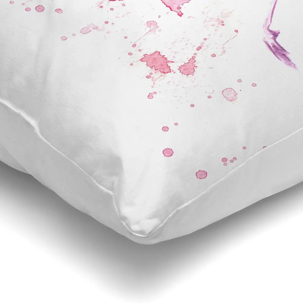 Pink Watercolour Flamingo Cushion Pink Watercolour Flamingo Cushion wall art product olgers / Shutterstock