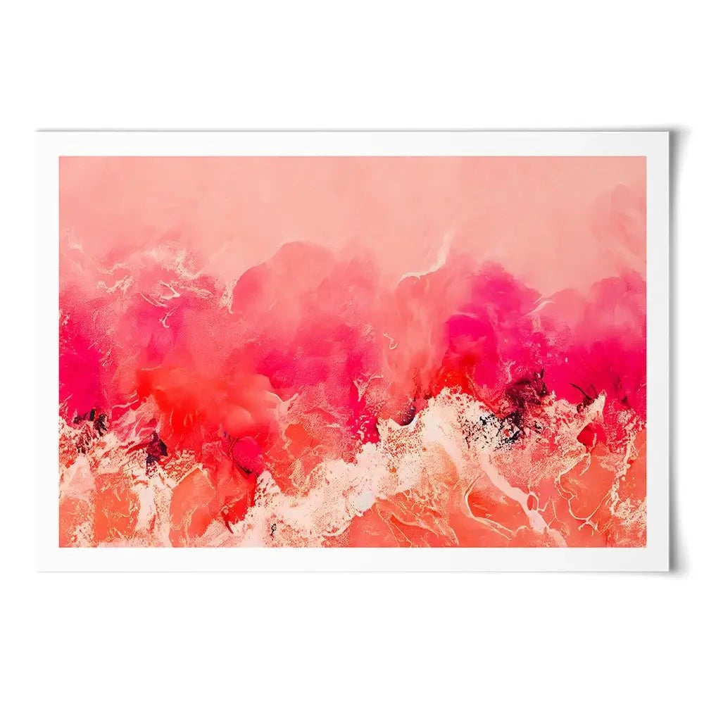Pink Wave Art Print