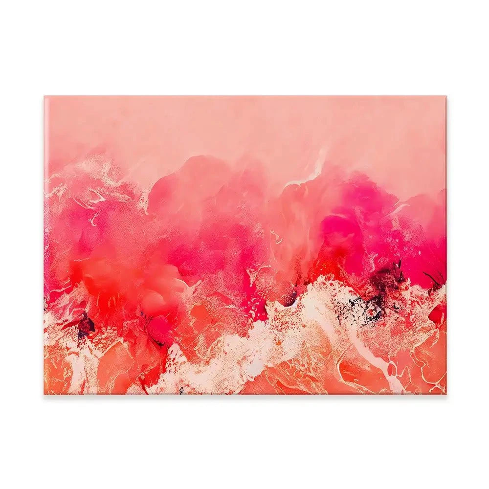Pink Wave Canvas Print Pink Wave Canvas Print wall art product Treechild