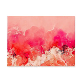 Pink Wave Canvas Print Pink Wave Canvas Print wall art product Treechild