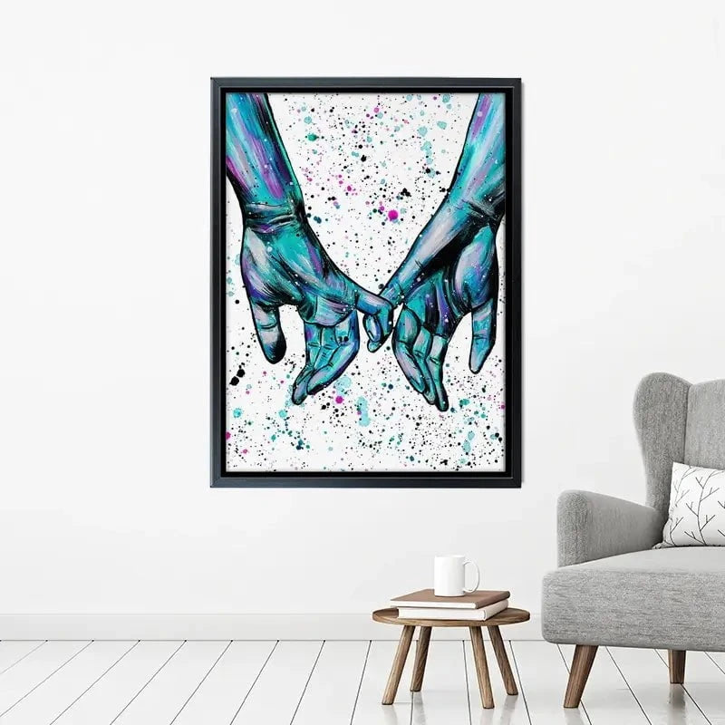 Pinky Promise Canvas Print Pinky Promise Canvas Print wall art product Emma LC Art