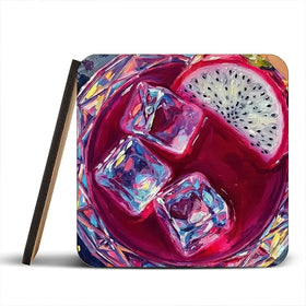 Pitaya Cocktail Coaster Set Pitaya Cocktail Coaster Set wall art product David Alexander Elder