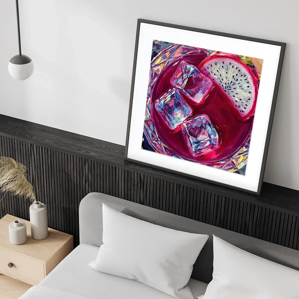 Pitaya Cocktail Square Framed Art Print Pitaya Cocktail Square Framed Art Print wall art product David Alexander Elder
