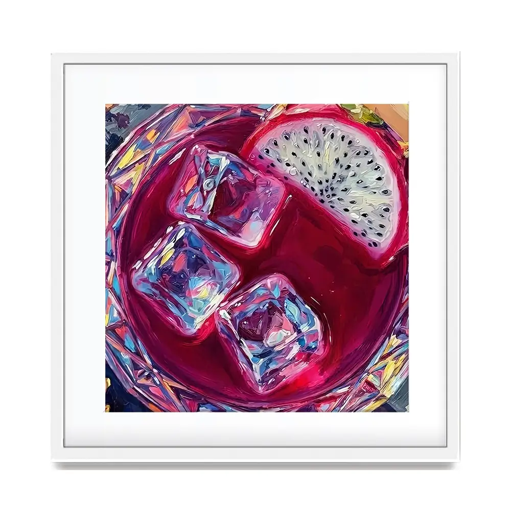 Pitaya Cocktail Square Framed Art Print Pitaya Cocktail Square Framed Art Print wall art product David Alexander Elder