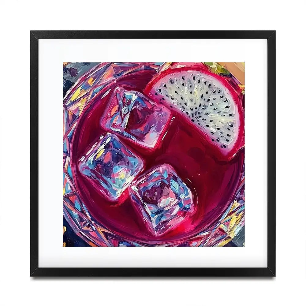 Pitaya Cocktail Square Framed Art Print Pitaya Cocktail Square Framed Art Print wall art product David Alexander Elder