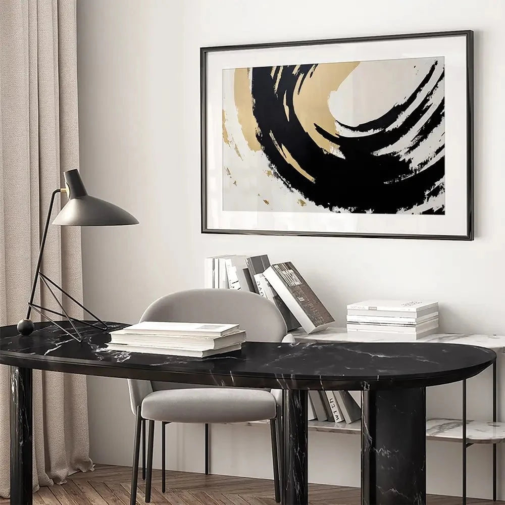Pitch Slash Framed Art Print Pitch Slash Framed Art Print wall art product Franklyn Gregory - Independent