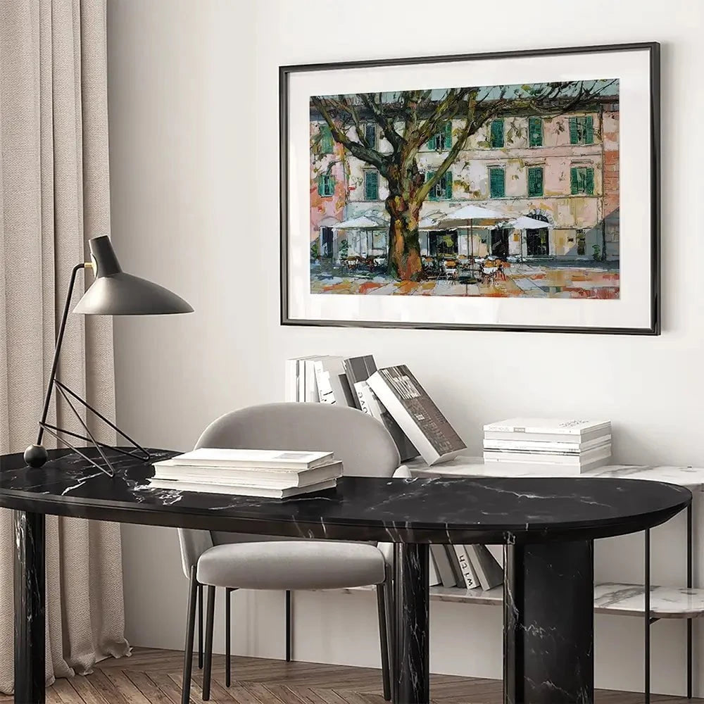 Place De La Ville Framed Art Print Place De La Ville Framed Art Print wall art product David Alexander Elder