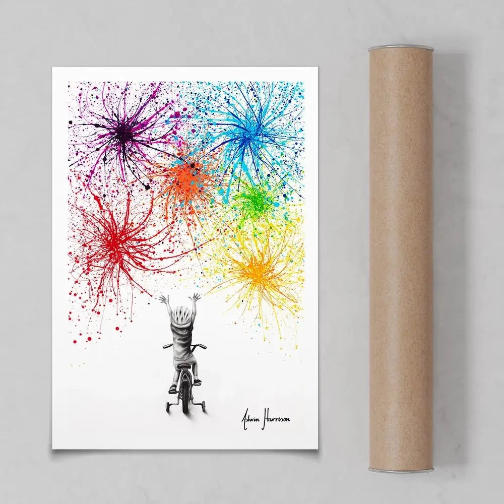 Playful Celebration Art Print Playful Celebration Art Print wall art product Ashvin Harrison