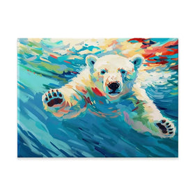 Polar Bear Canvas Print Polar Bear Canvas Print wall art product David Alexander Elder