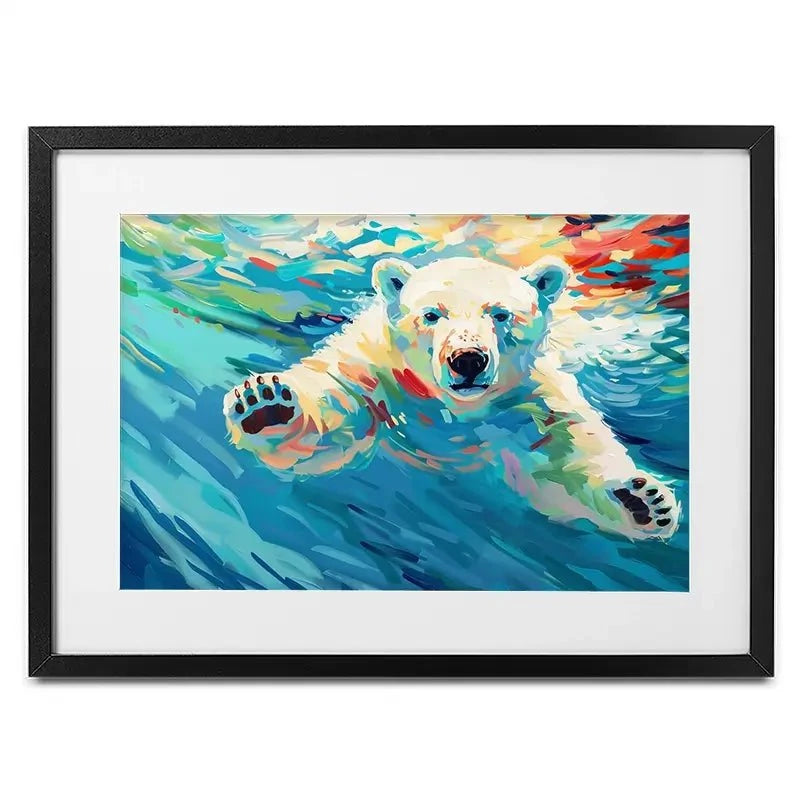 Polar Bear Framed Art Print Polar Bear Framed Art Print wall art product David Alexander Elder