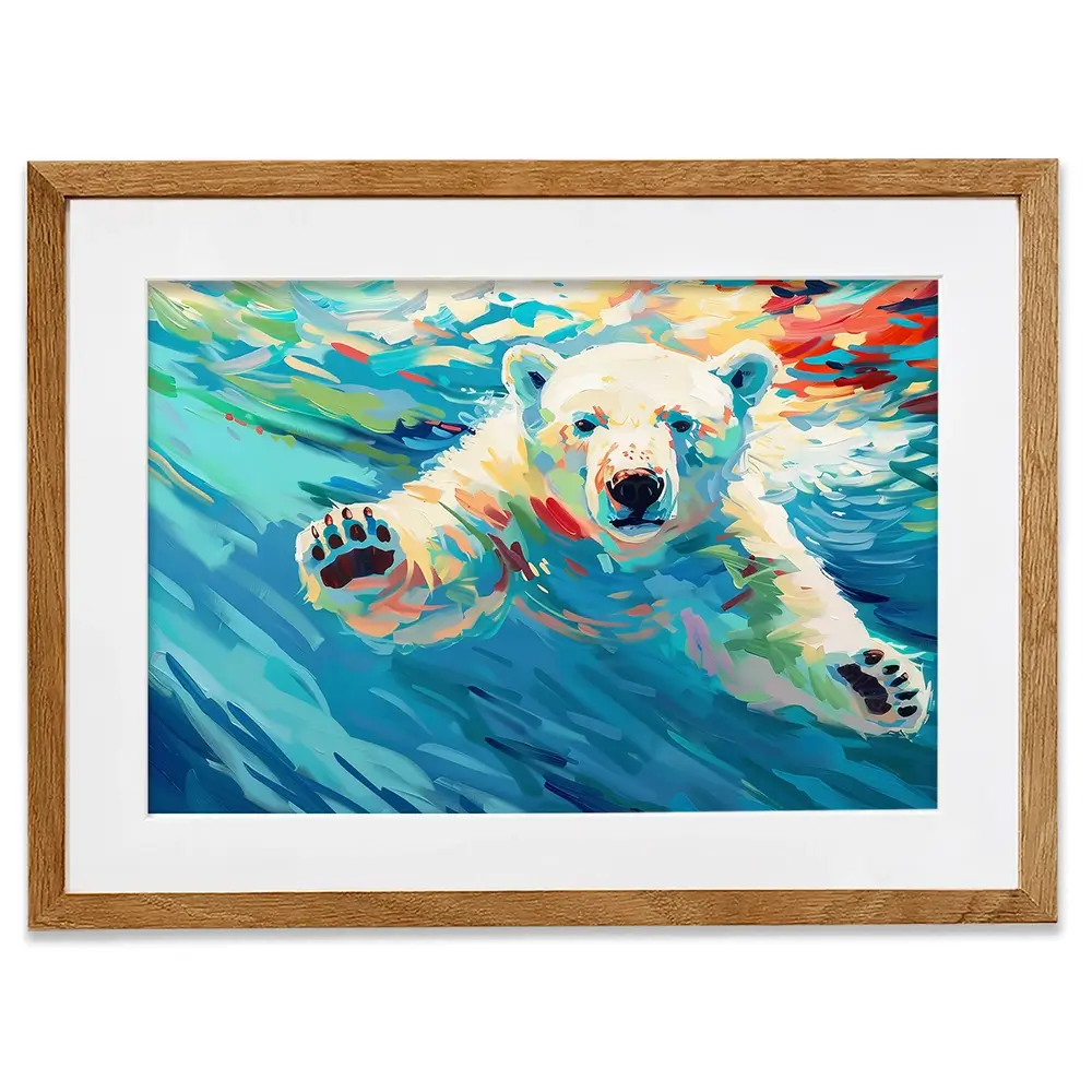Polar Bear Framed Art Print Polar Bear Framed Art Print wall art product David Alexander Elder