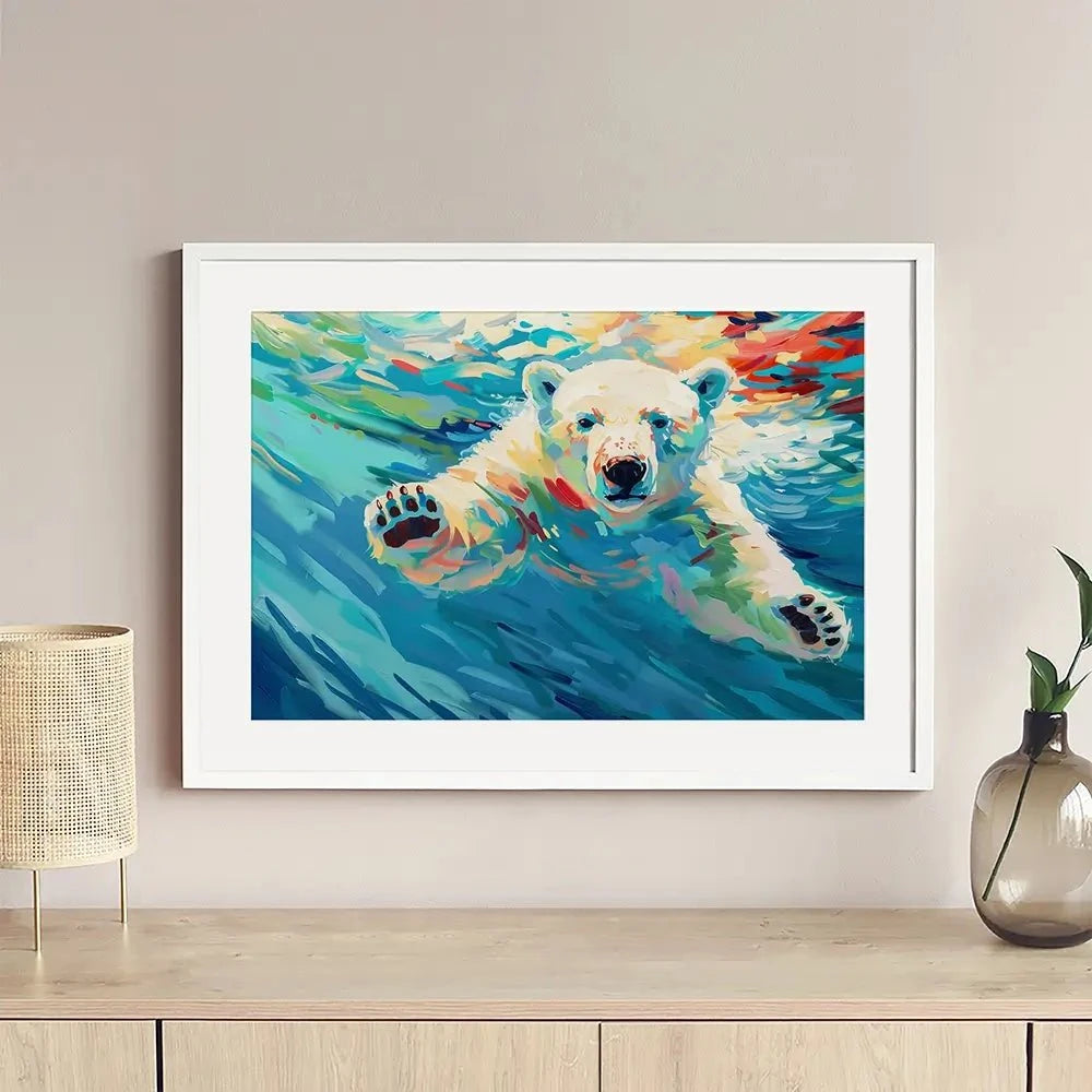 Polar Bear Framed Art Print Polar Bear Framed Art Print wall art product David Alexander Elder
