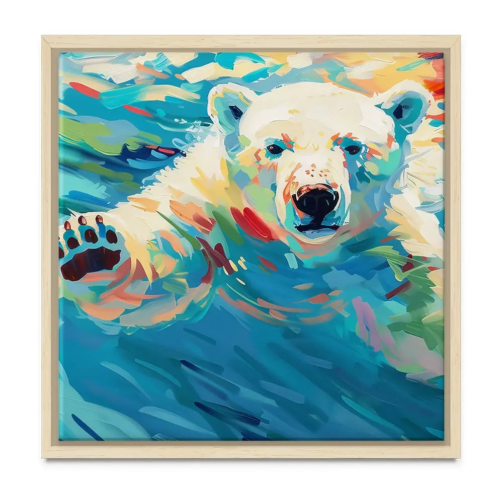 Polar Bear Oversized Canvas Print Polar Bear Oversized Canvas Print wall art product David Alexander Elder