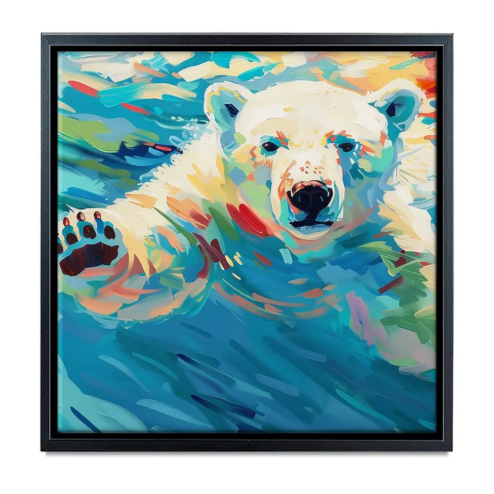 Polar Bear Oversized Canvas Print Polar Bear Oversized Canvas Print wall art product David Alexander Elder