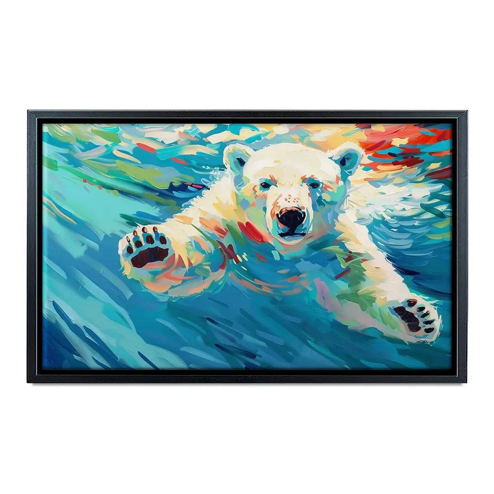 Polar Bear Oversized Canvas Print Polar Bear Oversized Canvas Print wall art product David Alexander Elder
