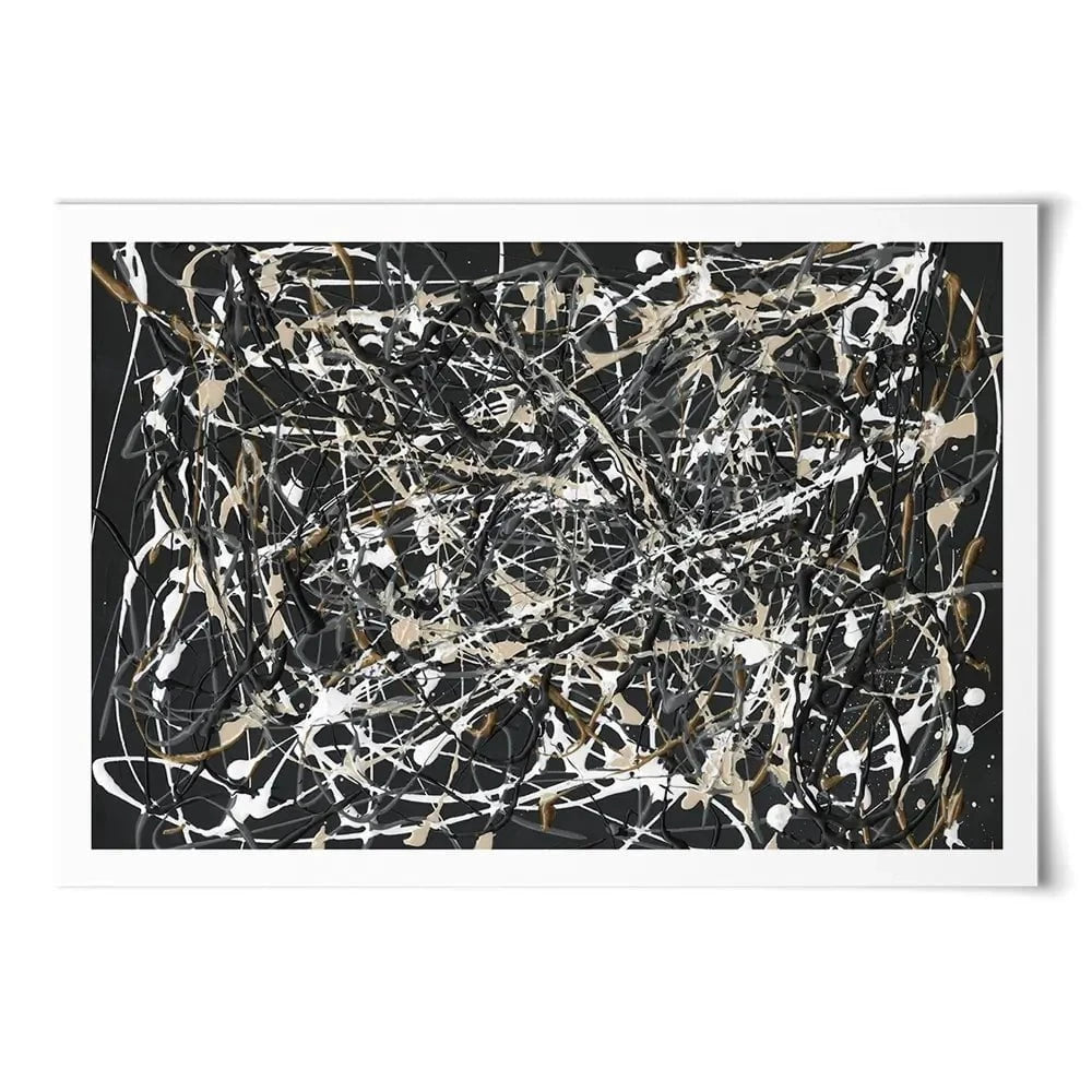 Pollack Homage Art Print Pollack Homage Art Print wall art product Michael Willett