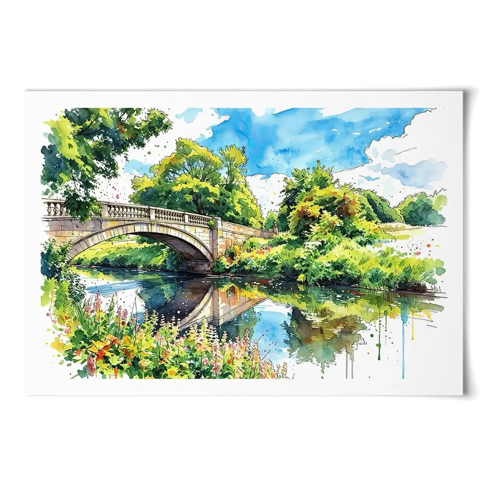 Pollock Park Glasgow Art Print Pollock Park Glasgow Art Print wall art product David Alexander Elder