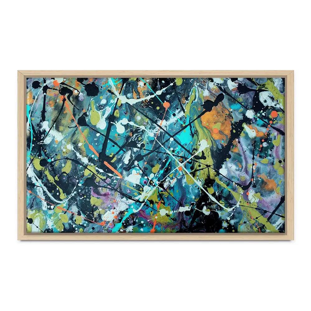 Pollock Style 2 Oversized Canvas Print Pollock Style 2 Oversized Canvas Print wall art product Art Print Shop