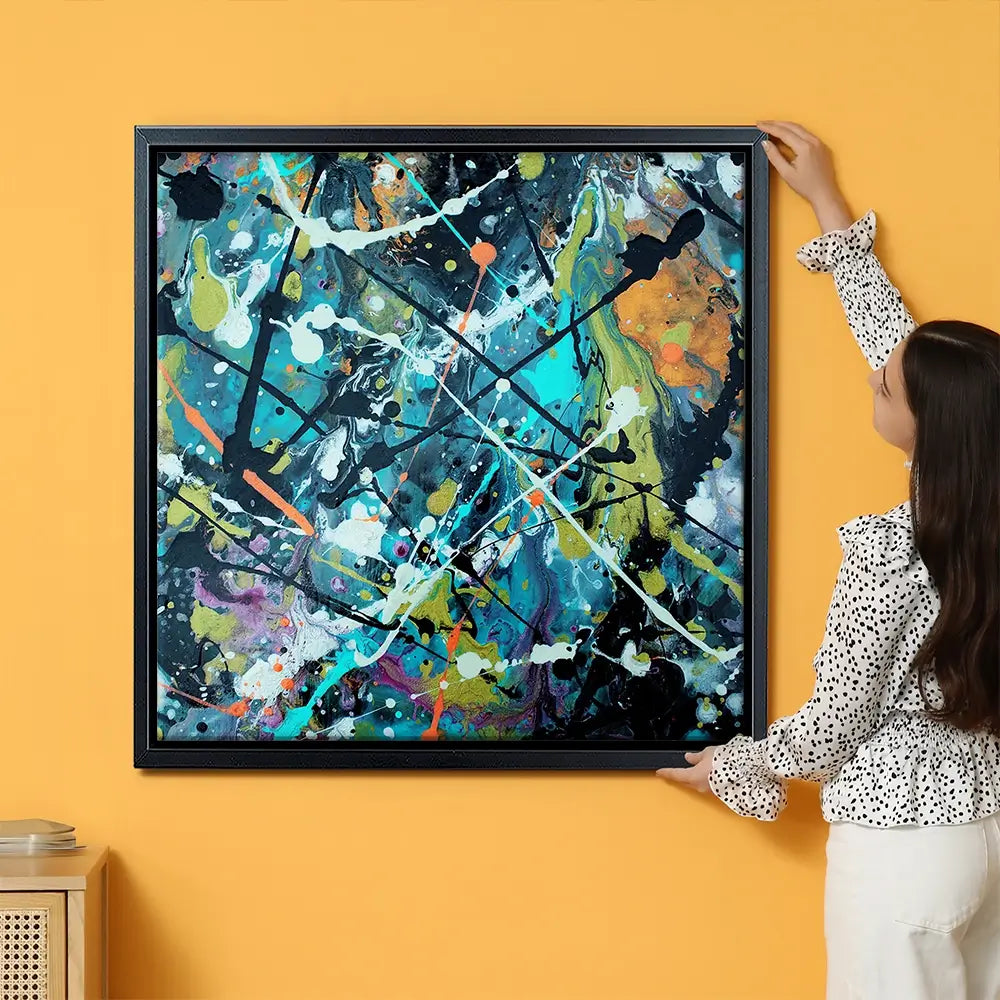 Pollock Style 2 Oversized Canvas Print Pollock Style 2 Oversized Canvas Print wall art product Art Print Shop