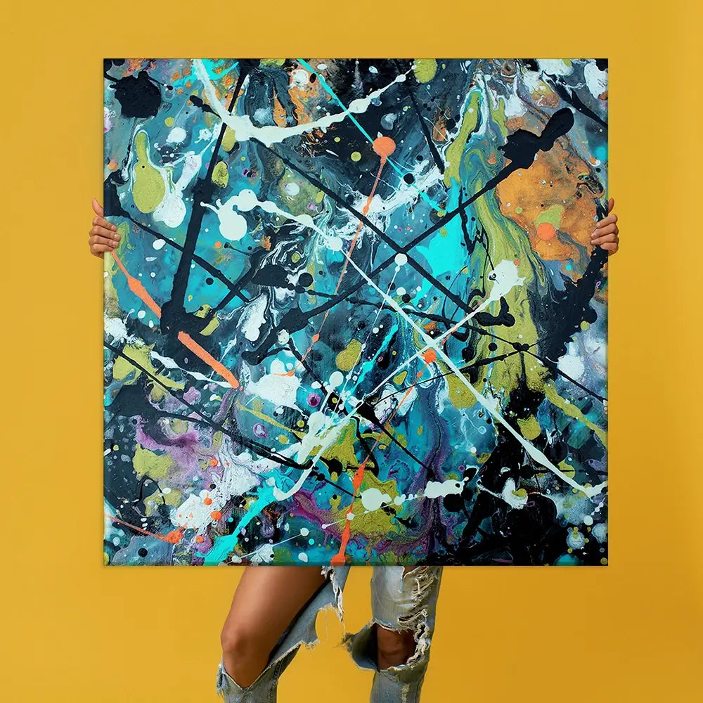 Pollock Style 2 Oversized Canvas Print Pollock Style 2 Oversized Canvas Print wall art product Art Print Shop