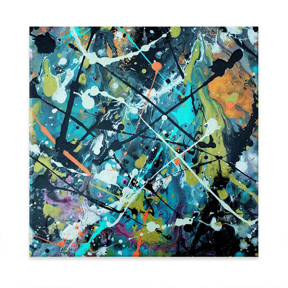Pollock Style 2 Oversized Canvas Print Pollock Style 2 Oversized Canvas Print wall art product Art Print Shop