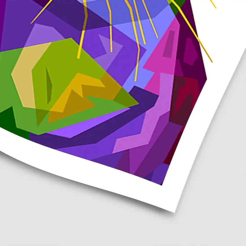 Pop Art Cat Art Print Pop Art Cat Art Print wall art product rainbow zoo / Shutterstock