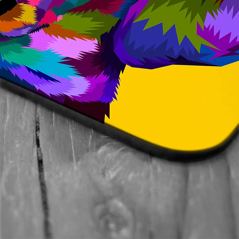 Pop Art Dachshund Coaster Set Rainbow Soul Tree Coaster Set | Rainbow Soul Tree Art Coasters wall art product Sultan Receh / Shutterstock