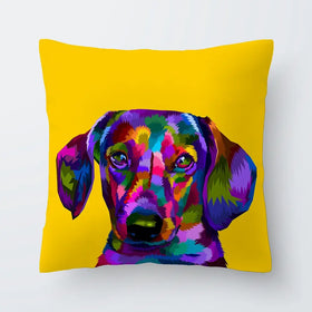Pop Art Dachshund Cushion Pop Art Dachshund Cushion wall art product Sultan Receh / Shutterstock