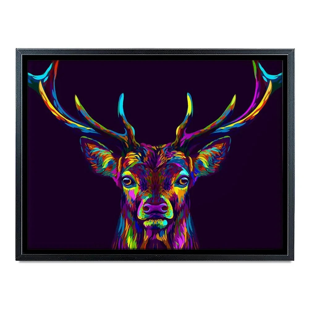 Pop Art Deer Canvas Print Pop Art Deer Canvas Print wall art product AnastasiaOsipova / Shutterstock