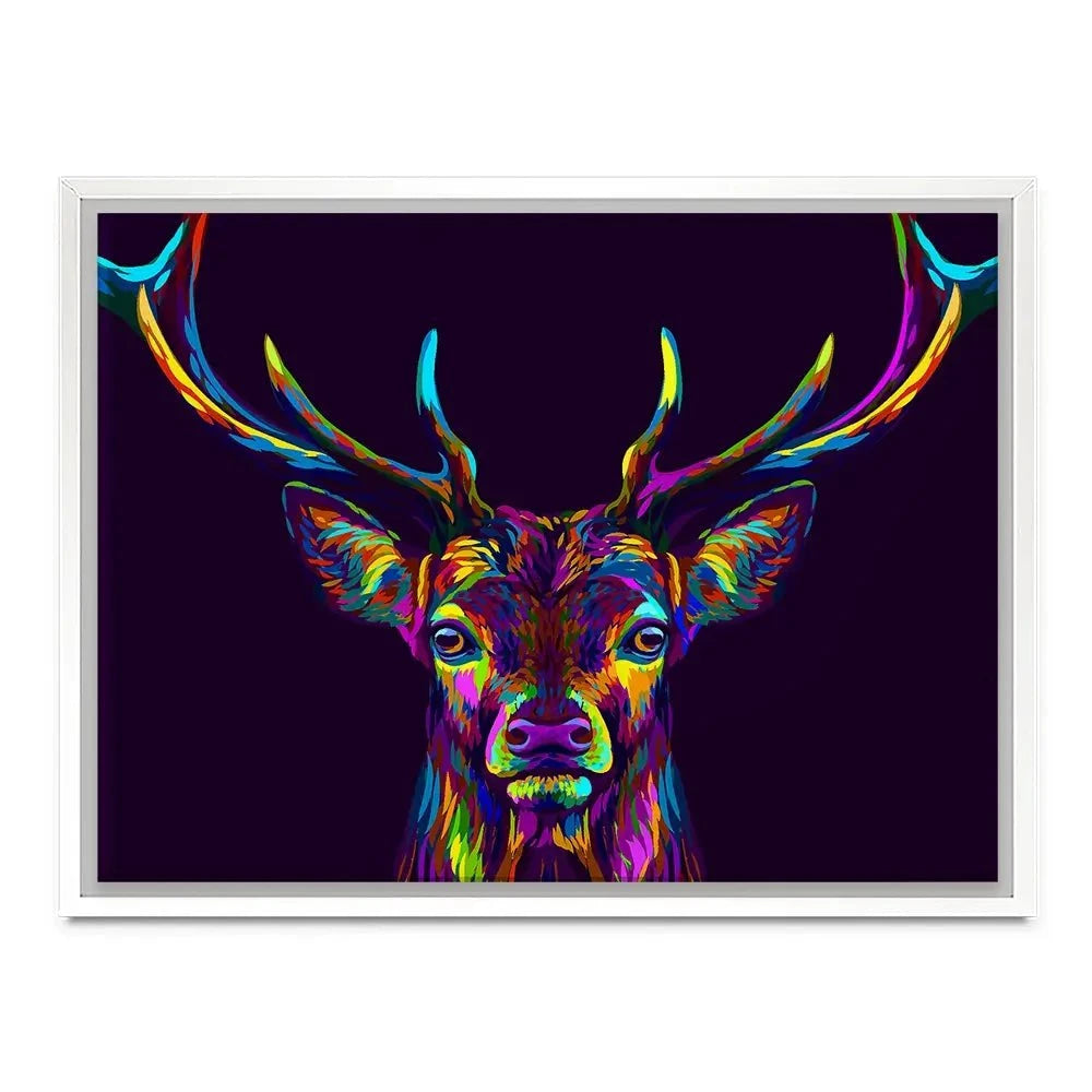 Pop Art Deer Canvas Print Pop Art Deer Canvas Print wall art product AnastasiaOsipova / Shutterstock